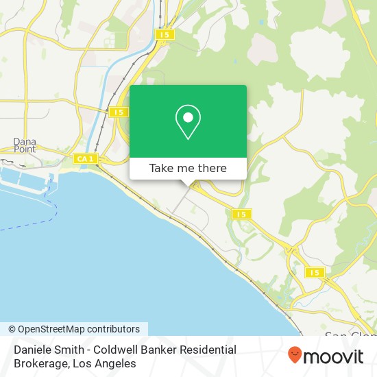 Mapa de Daniele Smith  - Coldwell Banker Residential Brokerage