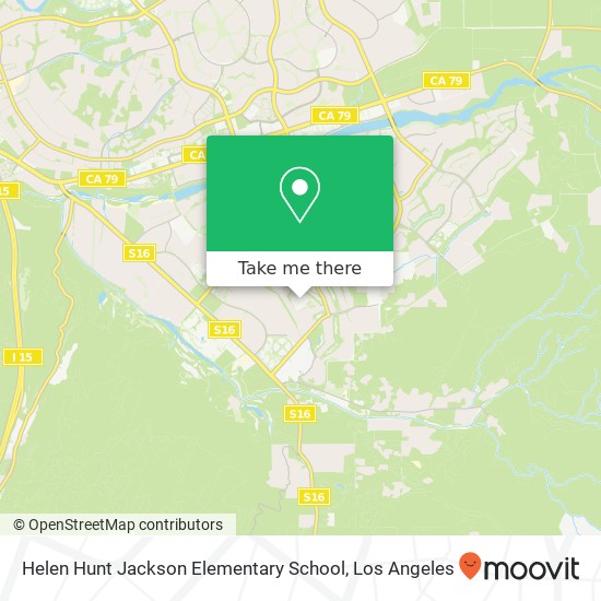 Helen Hunt Jackson Elementary School map
