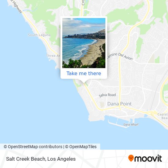 Salt Creek Beach map