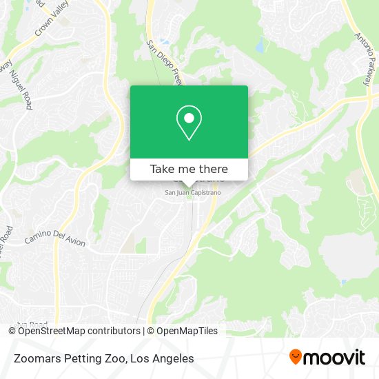 Zoomars Petting Zoo map