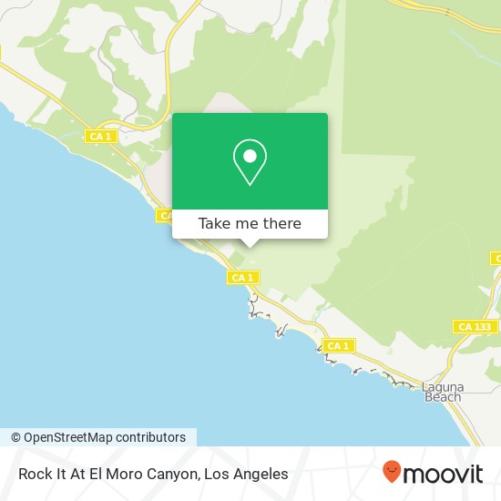 Rock It At El Moro Canyon map