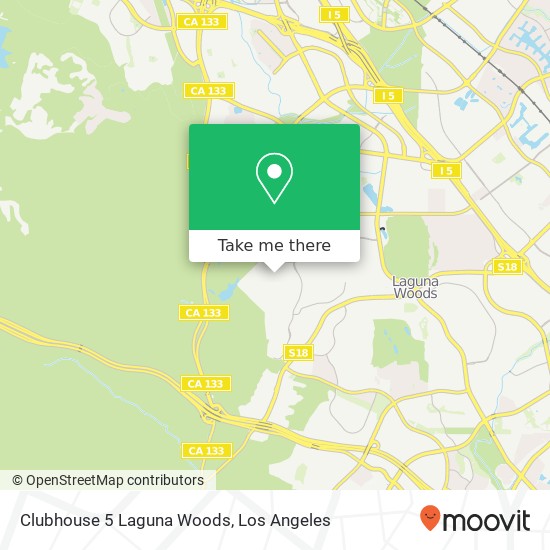 Clubhouse 5 Laguna Woods map