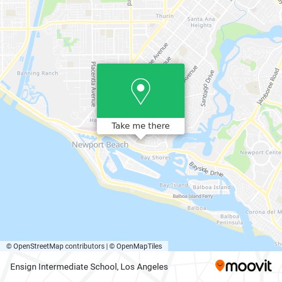 Mapa de Ensign Intermediate School