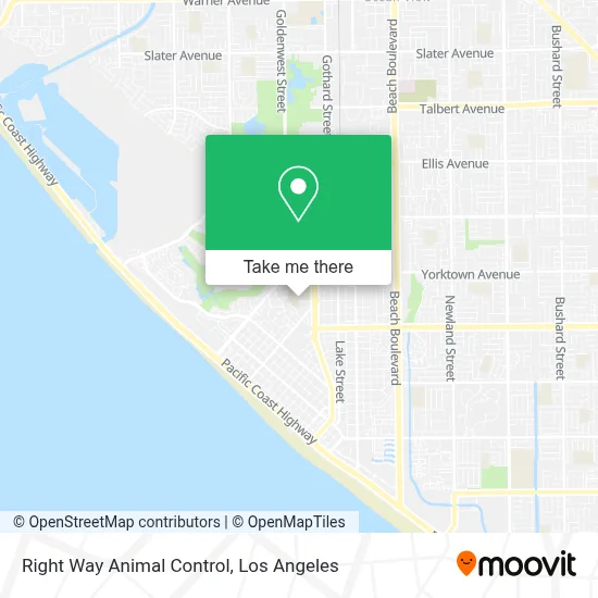 Right Way Animal Control map