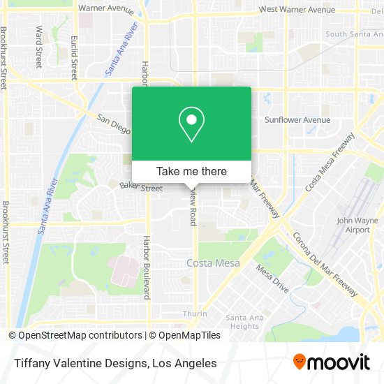 Tiffany Valentine Designs map