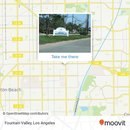 Fountain Valley map