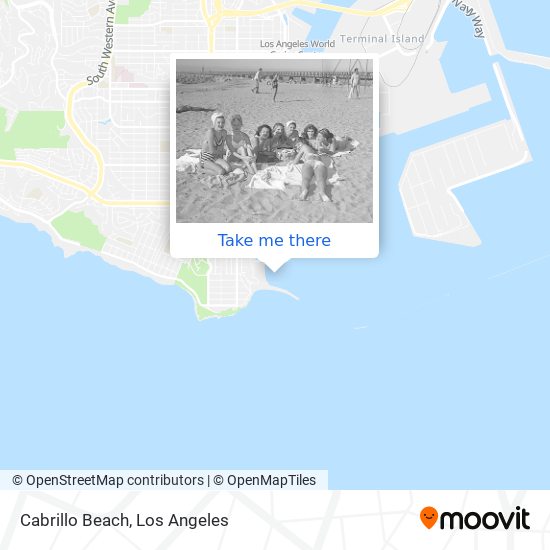 Cabrillo Beach map