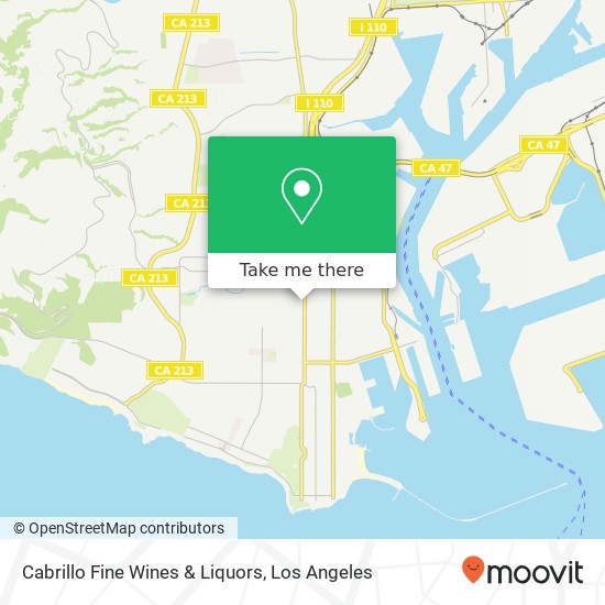 Cabrillo Fine Wines & Liquors map