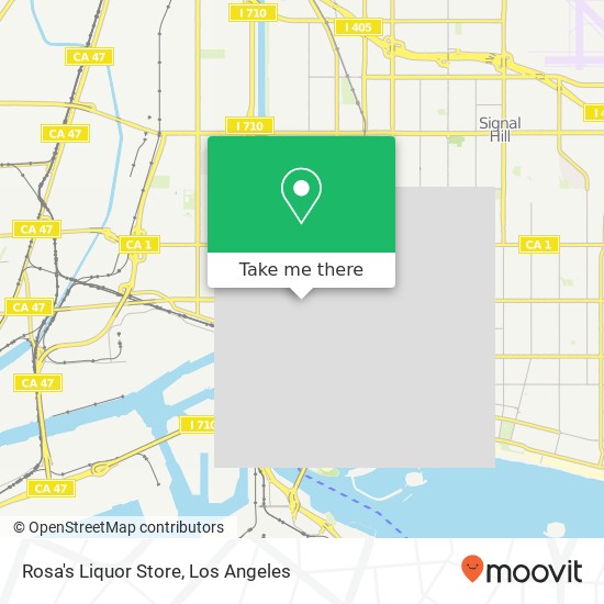 Mapa de Rosa's Liquor Store