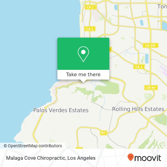 Malaga Cove Chiropractic map