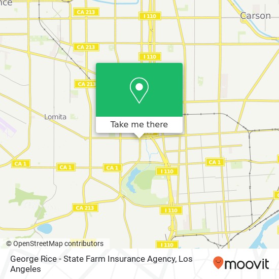 Mapa de George Rice - State Farm Insurance Agency