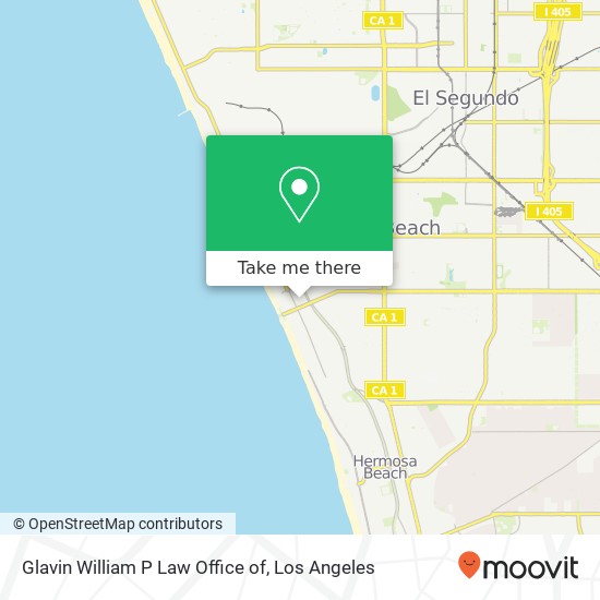 Glavin William P Law Office of map