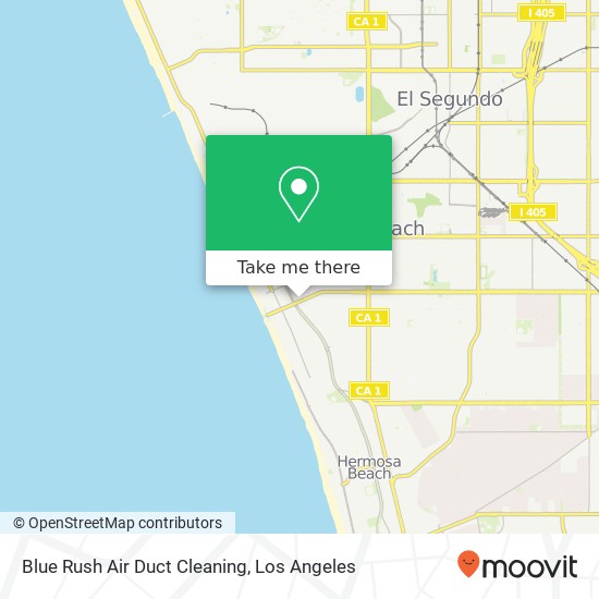 Mapa de Blue Rush Air Duct Cleaning