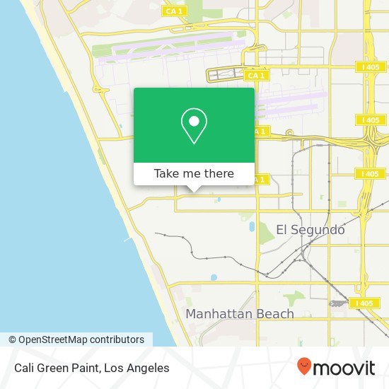 Cali Green Paint map