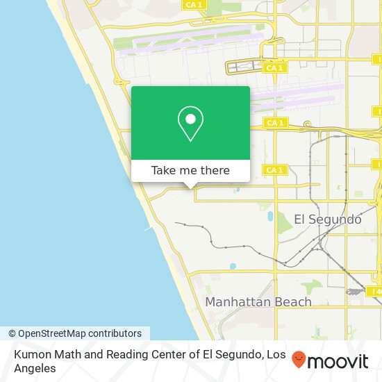 Kumon Math and Reading Center of El Segundo map
