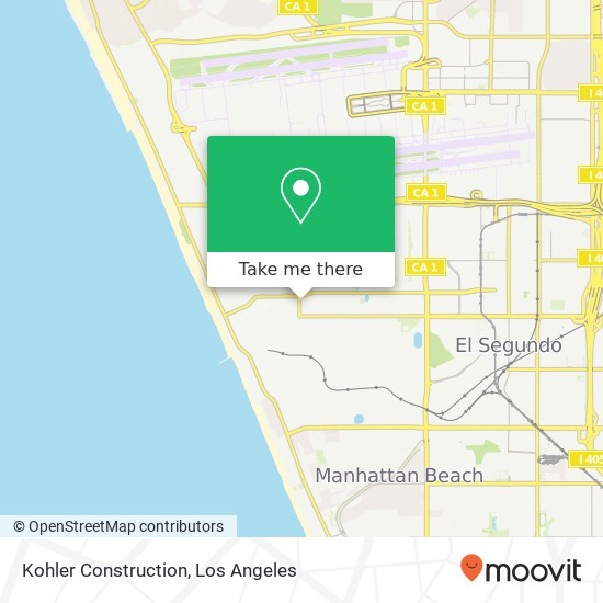 Kohler Construction map