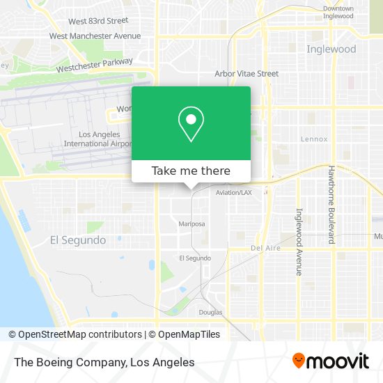 The Boeing Company map