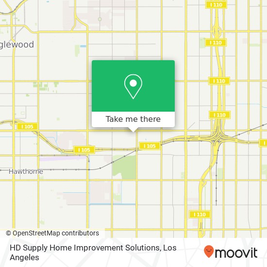 HD Supply Home Improvement Solutions map