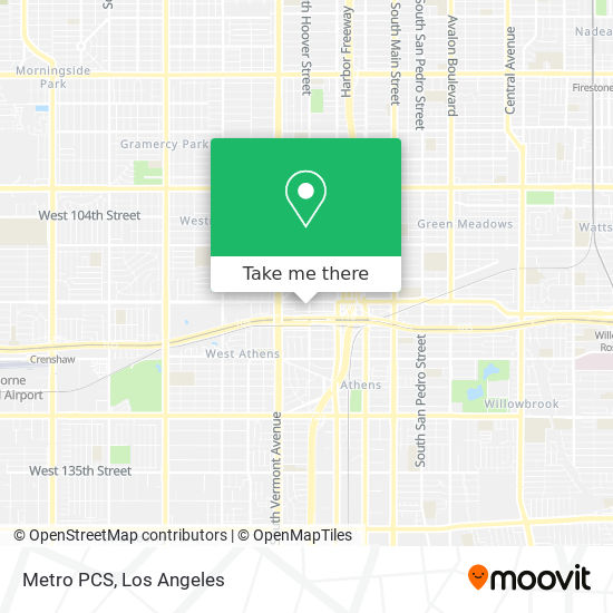 Metro PCS map