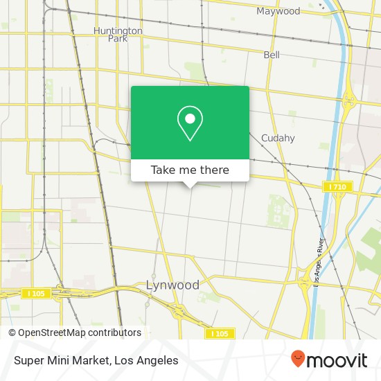 Mapa de Super Mini Market