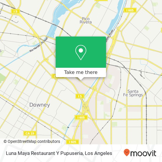 Mapa de Luna Maya Restaurant Y Pupuseria