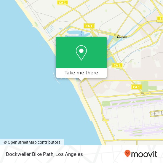 Mapa de Dockweiler Bike Path