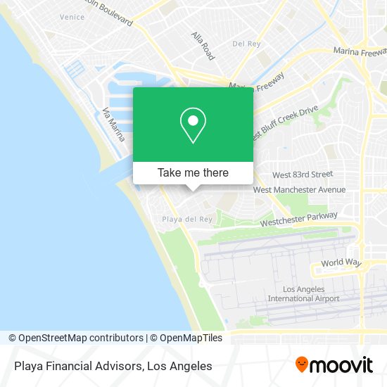 Mapa de Playa Financial Advisors