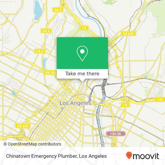 Mapa de Chinatown Emergency Plumber