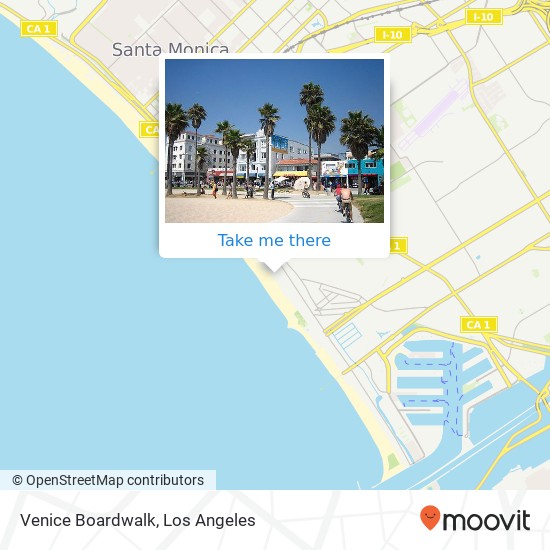 Venice Boardwalk map