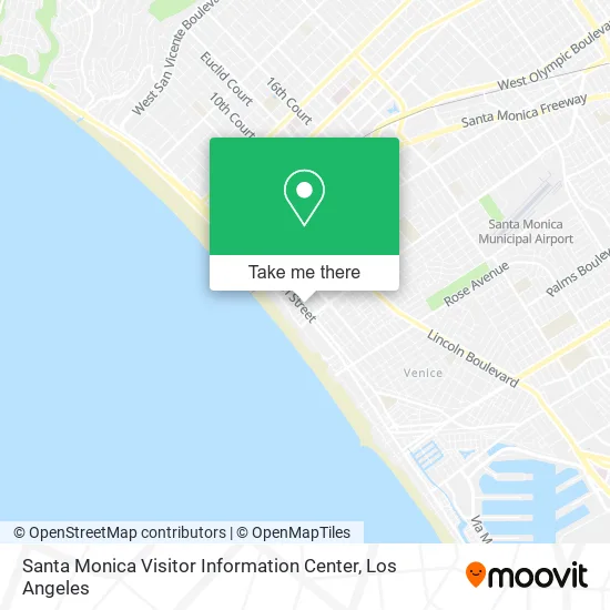 Mapa de Santa Monica Visitor Information Center