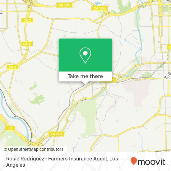 Mapa de Rosie Rodriguez - Farmers Insurance Agent