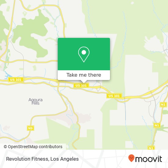 Revolution Fitness map