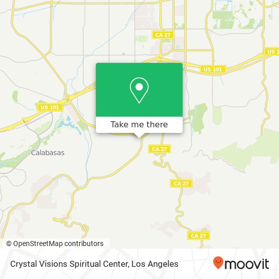 Mapa de Crystal Visions Spiritual Center