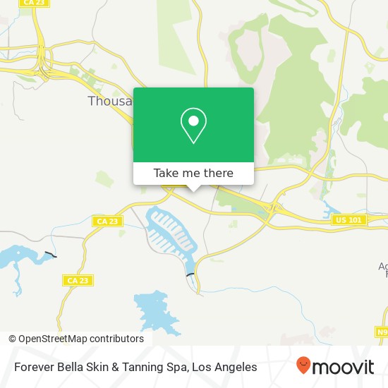 Mapa de Forever Bella Skin & Tanning Spa