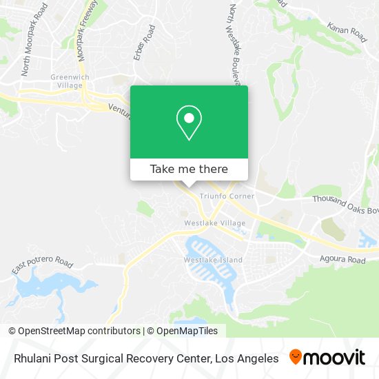 Mapa de Rhulani Post Surgical Recovery Center