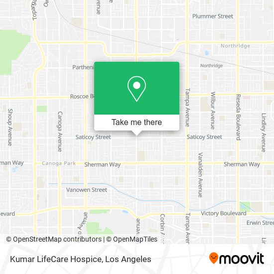 Kumar LifeCare Hospice map