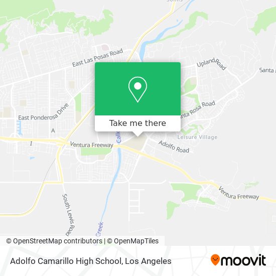 Adolfo Camarillo High School map