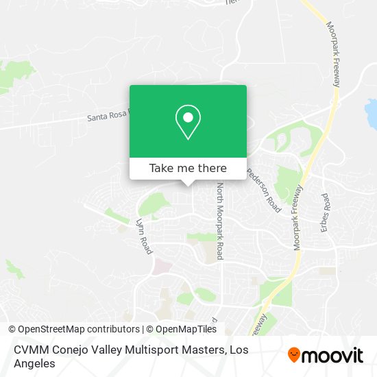 CVMM  Conejo Valley Multisport Masters map