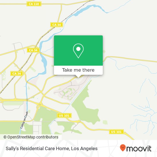 Mapa de Sally's Residential Care Home