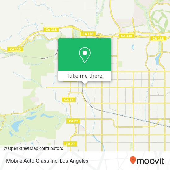 Mapa de Mobile Auto Glass Inc