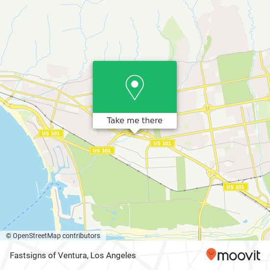 Fastsigns of Ventura map