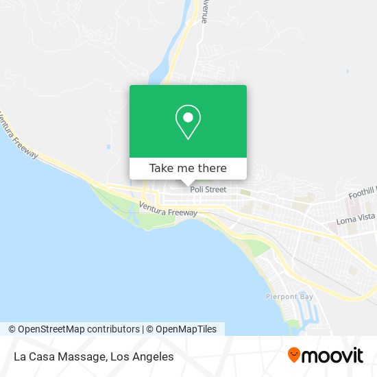 La Casa Massage map
