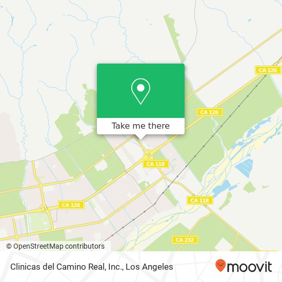 Clinicas del Camino Real, Inc. map