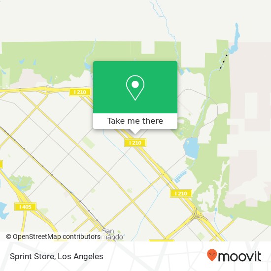 Sprint Store map