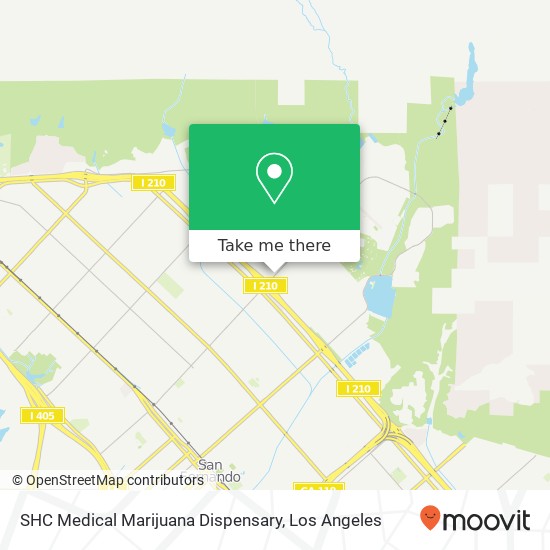 Mapa de SHC Medical Marijuana Dispensary