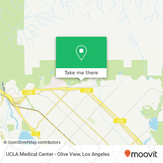 UCLA Medical Center - Olive View map