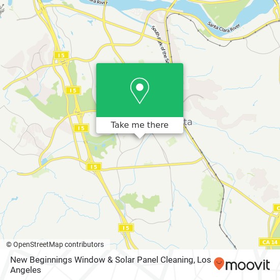 New Beginnings Window & Solar Panel Cleaning map
