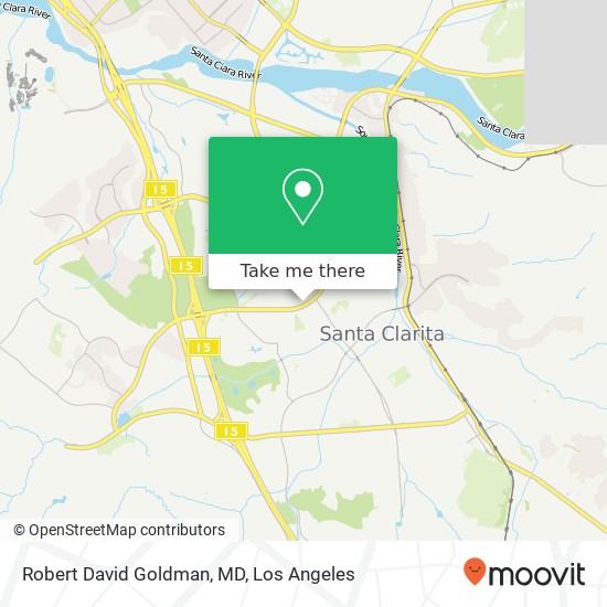 Robert David Goldman, MD map