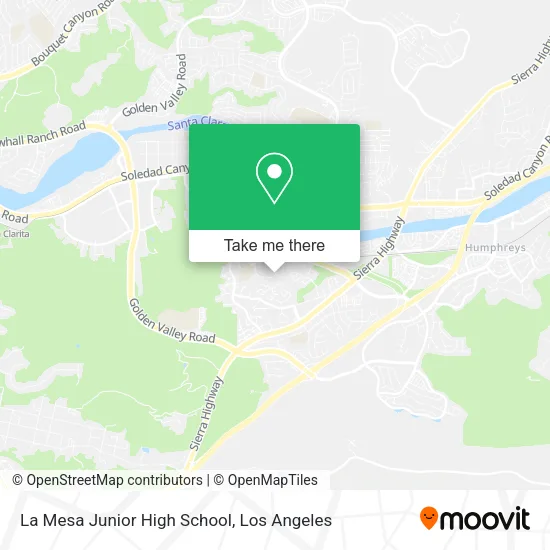 La Mesa Junior High School map