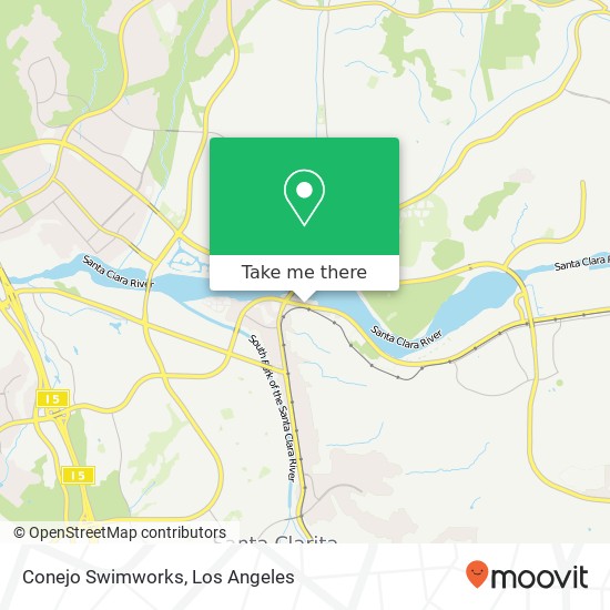 Conejo Swimworks map